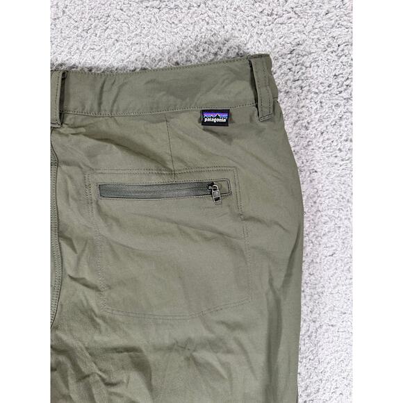 Patagonia Quandary Pants Women's 6 Green Hiking Gorpcore Convertible Outdoor - Picture 13 of 13